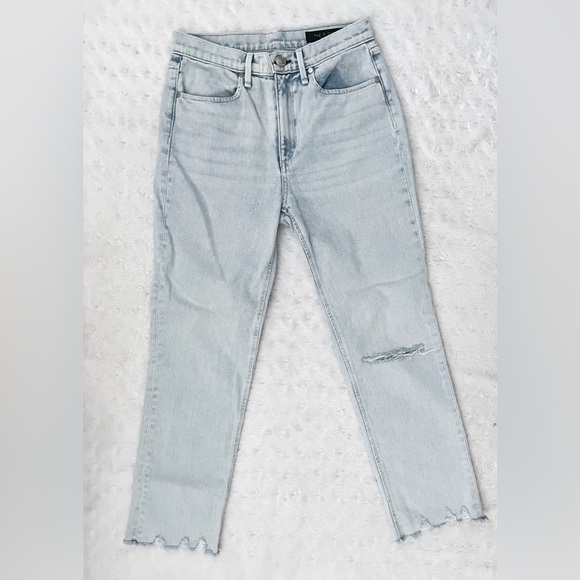 RAG & BONE Dean Distressed Ankle Cigarette Jean - Picture 4 of 13